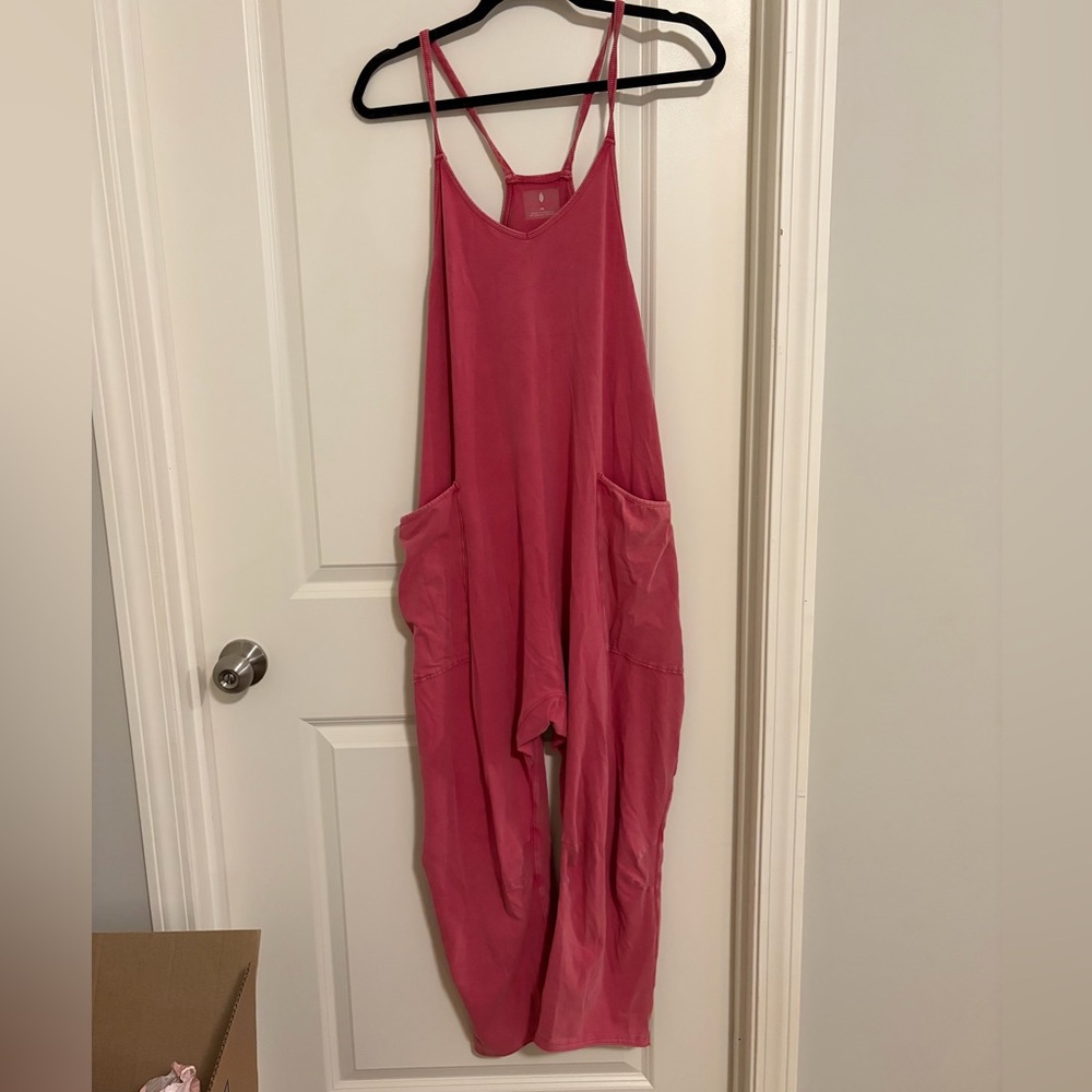 Free People Hot Shot Onesie Pink